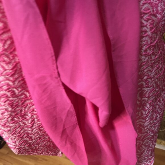 Tuckernuck Hyacinth House Pink Puff Sleeve Oversized Dress - Picture 8 of 9